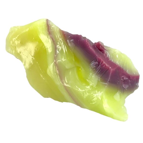 Burmese Pink Art Glass Cullet Uranium Glowing Layered Slag Glass‎ #4GX262 - Picture 12 of 13